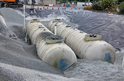 Small fuel tank installations